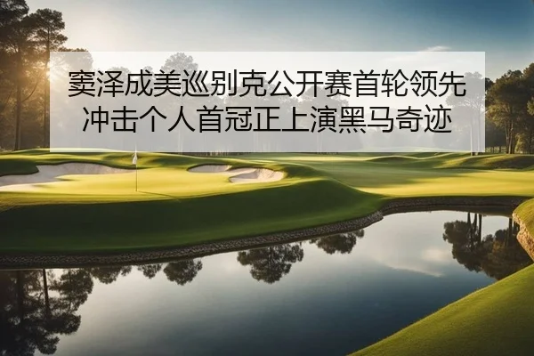 窦泽成美巡别克公开赛首轮领先 冲击个人首冠正上演黑马奇迹